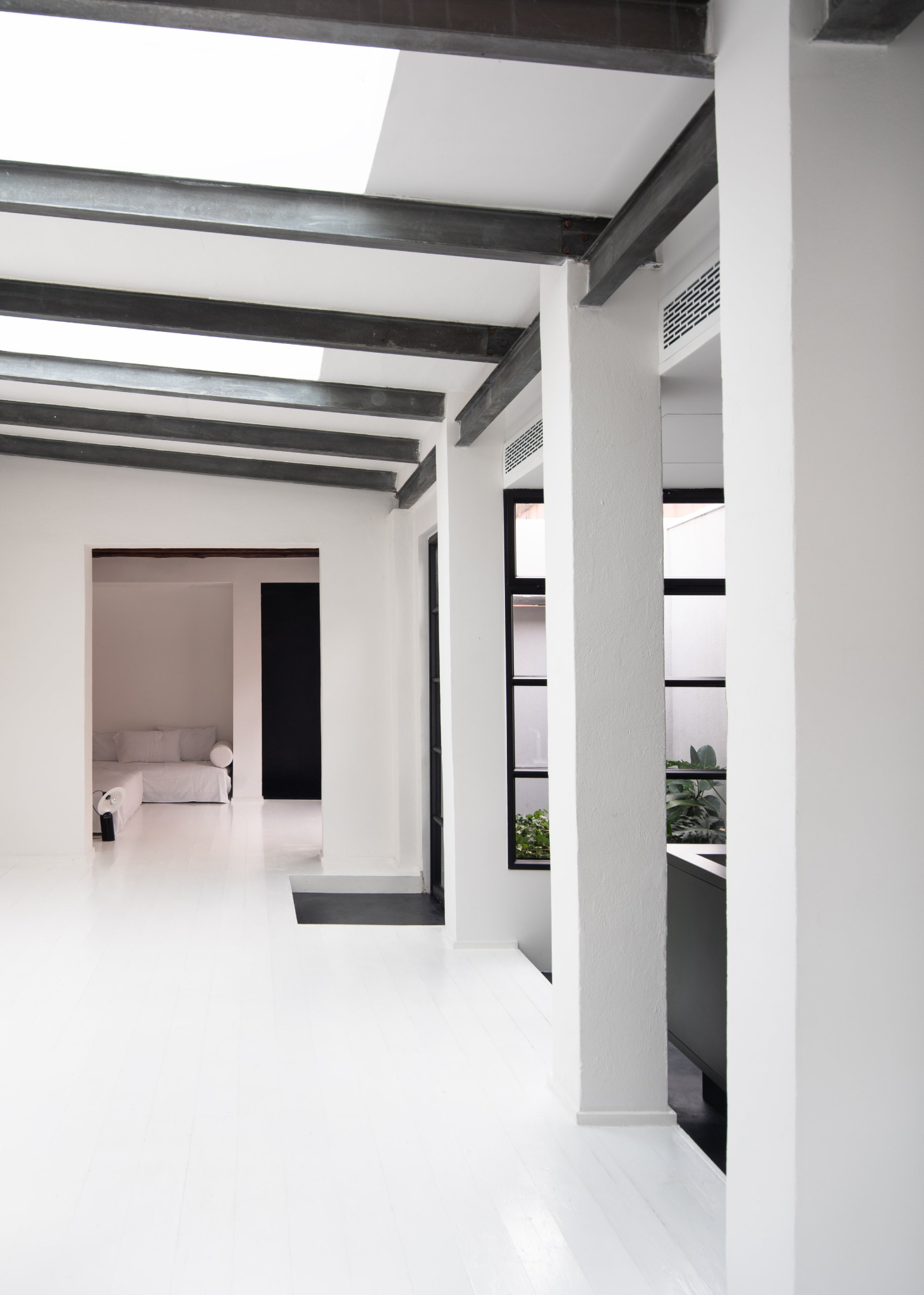 Loft a Venezia - Vista dalla zona living verso la corte